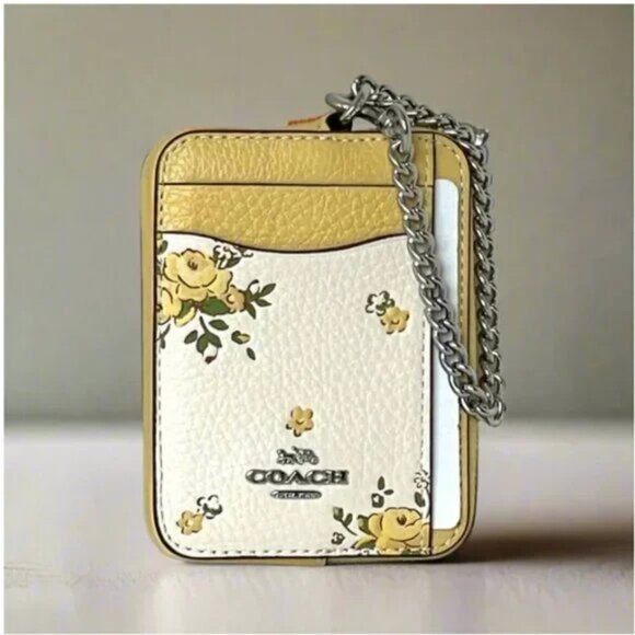 Coach Handbags - Zip Card Case With Floral Print
